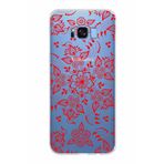 PrintiFy Samsung Galaxy S8 Plus ile Uyumlu Kapak Nostalji Desen - E Tasarımlı 1mm Fit Şeffaf Silikon Kılıf