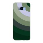 PrintiFy Samsung Galaxy S8 Plus ile Uyumlu Kapak Renk Cümbüşü C Haki Tasarımlı 1mm Fit Şeffaf Silikon Kılıf