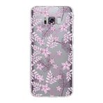 PrintiFy Samsung Galaxy S8 Plus Kamera Korumalı Kapak Floral Pudra Tasarımlı Şeffaf Kılıf