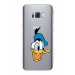 PrintiFy Samsung Galaxy S8 Plus Uyumlu Kamera Korumalı Kapak Donald Duck A Tasarımlı Şeffaf Kılıf