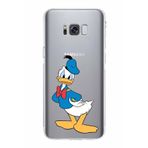 PrintiFy Samsung Galaxy S8 Plus Uyumlu Kamera Korumalı Kapak Donald Duck D Tasarımlı Şeffaf Kılıf