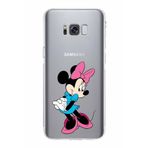 PrintiFy Samsung Galaxy S8 Plus Uyumlu Kamera Korumalı Kapak Minnie Mouse F Tasarımlı Şeffaf Kılıf