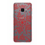PrintiFy Samsung Galaxy S9 ile Uyumlu Kapak Nostalji Desen - E Tasarımlı 1mm Fit Şeffaf Silikon Kılıf