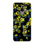 PrintiFy Samsung Galaxy S9 ile Uyumlu Kapak Semboller Tasarımlı 1mm Fit Şeffaf Silikon Kılıf