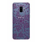 PrintiFy Samsung Galaxy S9 Plus ile Uyumlu Kapak Nostalji Desen - F Tasarımlı 1mm Fit Şeffaf Silikon Kılıf