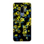 PrintiFy Samsung Galaxy S9 Plus ile Uyumlu Kapak Semboller Tasarımlı 1mm Fit Şeffaf Silikon Kılıf