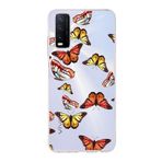 PrintiFy Vivo Y20 ile Uyumlu 1mm Slim Fit Water Color 2 Baskılı Şeffaf Kılıf