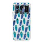PrintiFy Xiaomi Mi 11 Ultra ile Uyumlu 1mm Slim Fit Nazar Boncuğu 4 Baskılı Şeffaf Kılıf