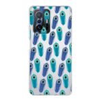 PrintiFy Xiaomi Mi 11T Pro ile Uyumlu 1mm Slim Fit Nazar Boncuğu 4 Baskılı Şeffaf Kılıf