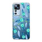 PrintiFy Xiaomi Mi 12T ile Uyumlu 1mm Slim Fit Nazar Boncuğu 3 Baskılı Şeffaf Kılıf