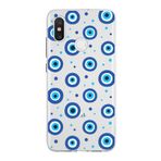 PrintiFy Xiaomi Mi 8 ile Uyumlu 1mm Slim Fit Nazar Boncuğu 1 Baskılı Şeffaf Kılıf