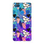 PrintiFy Xiaomi Mi 8 Lite ile Uyumlu Kapak Memphis Desen - 1 Tasarımlı 1mm Fit Şeffaf Silikon Kılıf