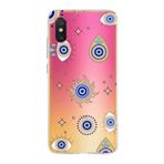 PrintiFy Xiaomi Mi 8 Pro ile Uyumlu 1mm Slim Fit Nazar Boncuğu 5 Baskılı Şeffaf Kılıf