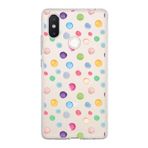 PrintiFy Xiaomi Mi 8 SE ile Uyumlu 1mm Slim Fit Water Color 6 Baskılı Şeffaf Kılıf