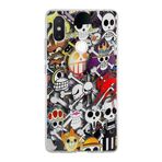 PrintiFy Xiaomi Mi 8 SE ile Uyumlu Kapak Anime Tasarımlı 1mm Fit Şeffaf Silikon Kılıf