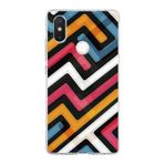 PrintiFy Xiaomi Mi 8 SE ile Uyumlu Kapak Labirent Grafiti Tasarımlı 1mm Fit Şeffaf Silikon Kılıf