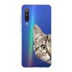 PrintiFy Xiaomi Mi 9 SE ile Uyumlu Kapak Catface Tasarımlı 1mm Fit Şeffaf Silikon Kılıf