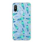 PrintiFy Xiaomi Mi A2 Lite ile Uyumlu Nazar Boncuğu 3 Baskılı Kamera Korumalı Şeffaf Silikon Kılıf