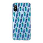 PrintiFy Xiaomi Mi A2 Lite ile Uyumlu Nazar Boncuğu 4 Baskılı Kamera Korumalı Şeffaf Silikon Kılıf