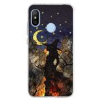 PrintiFy Xiaomi Mi A2 Lite ile Uyumlu Vitray Cadı Saati Tasarımlı Şeffaf Silikon Kılıf