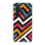 PrintiFy Xiaomi Mi Note 10 Lite ile Uyumlu Kapak Labirent Grafiti Tasarımlı 1mm Fit Şeffaf Silikon Kılıf