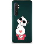 Printify Xiaomi Mi Note 10 Lite Soft Premier Kapak Coolcat Tasarımlı Silikon Cep Telefonu Kılıfı
