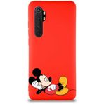 Printify Xiaomi Mi Note 10 Lite Soft Premier Kapak Mickey Mouse-F Tasarımlı Silikon Cep Telefonu Kılıfı