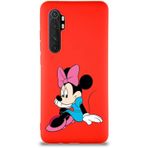 Printify Xiaomi Mi Note 10 Lite Soft Premier Kapak Minnie Mouse-E Tasarımlı Silikon Cep Telefonu Kılıfı