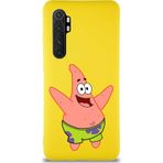 Printify Xiaomi Mi Note 10 Lite Soft Premier Kapak Patrick Yıldız Tasarımlı Silikon Cep Telefonu Kılıfı