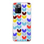 PrintiFy Xiaomi Poco X3 GT ile Uyumlu 1mm Slim Fit Water Color 1 Baskılı Şeffaf Kılıf
