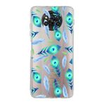 PrintiFy Xiaomi Poco X3 ile Uyumlu 1mm Slim Fit Nazar Boncuğu 3 Baskılı Şeffaf Kılıf