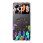 PrintiFy Xiaomi Poco X5 Pro ile Uyumlu 1mm Slim Fit Nazar Boncuğu 6 Baskılı Şeffaf Kılıf