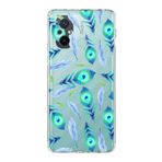 PrintiFy Xiaomi Redmi 12C ile Uyumlu 1mm Slim Fit Nazar Boncuğu 3 Baskılı Şeffaf Kılıf