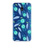 PrintiFy Xiaomi Redmi 8A ile Uyumlu 1mm Slim Fit Nazar Boncuğu 3 Baskılı Şeffaf Kılıf