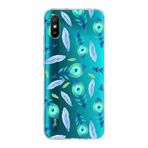 PrintiFy Xiaomi Redmi 9A ile Uyumlu 1mm Slim Fit Nazar Boncuğu 3 Baskılı Şeffaf Kılıf