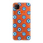 PrintiFy Xiaomi Redmi 9C ile Uyumlu 1mm Slim Fit Nazar Boncuğu 1 Baskılı Şeffaf Kılıf