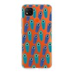 PrintiFy Xiaomi Redmi 9C ile Uyumlu 1mm Slim Fit Nazar Boncuğu 4 Baskılı Şeffaf Kılıf