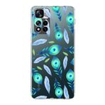 PrintiFy Xiaomi Redmi Note 11 Pro Plus ile Uyumlu 1mm Slim Fit Nazar Boncuğu 3 Baskılı Şeffaf Kılıf