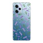 PrintiFy Xiaomi Redmi Note 12 Pro 5G ile Uyumlu 1mm Slim Fit Water Color 3 Baskılı Şeffaf Kılıf