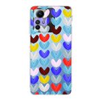PrintiFy Xiaomi Redmi Note 12S ile Uyumlu Water Color 1 Kamera Korumalı Şeffaf Kılıf
