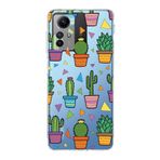 PrintiFy Xiaomi Redmi Note 12S ile Uyumlu Water Color 4 Kamera Korumalı Şeffaf Kılıf
