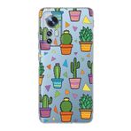 PrintiFy Xiaomi Redmi Note 12S Uyumlu Water Color 4 Baskılı Şeffaf Köşe Korumalı Antişok Kılıf