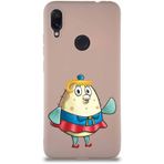 Printify Xiaomi Redmi Note 7 Pro Soft Premier Kapak Bayan Puff Tasarımlı Silikon Cep Telefonu Kılıfı