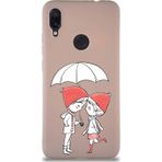 Printify Xiaomi Redmi Note 7 Soft Premier Kapak Aşk Tasarımlı Silikon Cep Telefonu Kılıfı