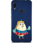 Printify Xiaomi Redmi Note 7 Soft Premier Kapak Bayan Puff Tasarımlı Silikon Cep Telefonu Kılıfı