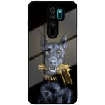 Printify Xiaomi Redmi Note 8 Pro İle Uyumlu Cam Kapak Silikon Cep Telefonu Kılıfı