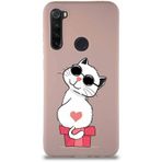Printify Xiaomi Redmi Note 8 Soft Premier Kapak Coolcat Tasarımlı Silikon Cep Telefonu Kılıfı
