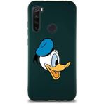 Printify Xiaomi Redmi Note 8 Soft Premier Kapak Donald Duck-F Tasarımlı Silikon Cep Telefonu Kılıfı