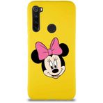 Printify Xiaomi Redmi Note 8 Soft Premier Kapak Minnie Mouse-C Tasarımlı Silikon Cep Telefonu Kılıfı