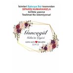 printiks Çeyiz Koli Etiketi 10 Adet A4 Ebat Baskılı Sticker